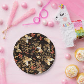 Goudvlinder Papieren Bordje (Feest)