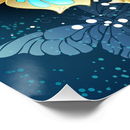 Goudvlinder Perfect Poster (Hoek)