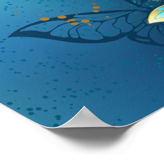 Goudvlinder Poster (Hoek)