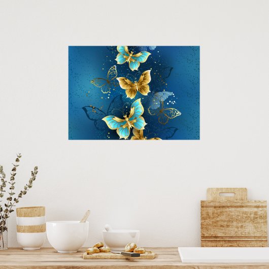 Goudvlinder Poster (Keuken)