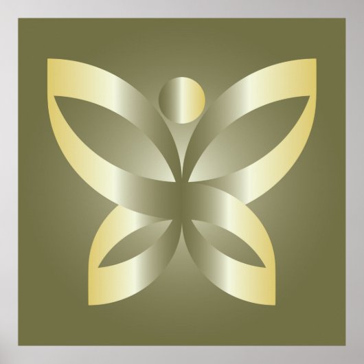 Goudvlinder Poster (Voorkant)