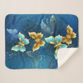 Goudvlinder Sherpa Deken (Voorkant (horizontaal))