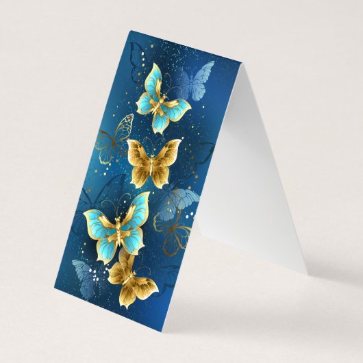 Goudvlinder Visitekaartjes (Achterkant)