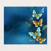 Goudvlinder Visitekaartjes (Buitenkant ongevouwen)