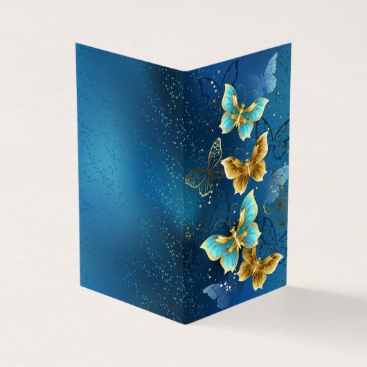 Goudvlinder Visitekaartjes (Buitenkant)