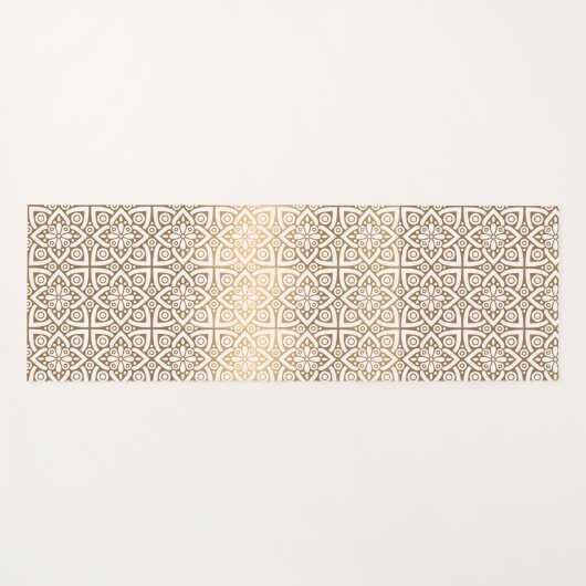 goudvormig patroon yogamat (Voorkant (horizontaal))