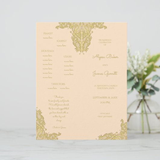  goudweddenschap (Staand voorkant)