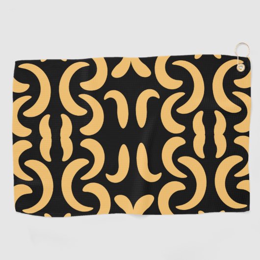 goudworm golfhanddoek (Horizontaal)