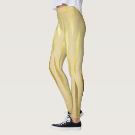 Goudzebrakleding leggings