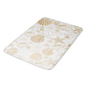 Goudzeeschelpen | baddecor voor strand badmat (Gekanteld)