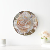 Goudzijde prachtige unieke Rozen Grote Klok (Huis)