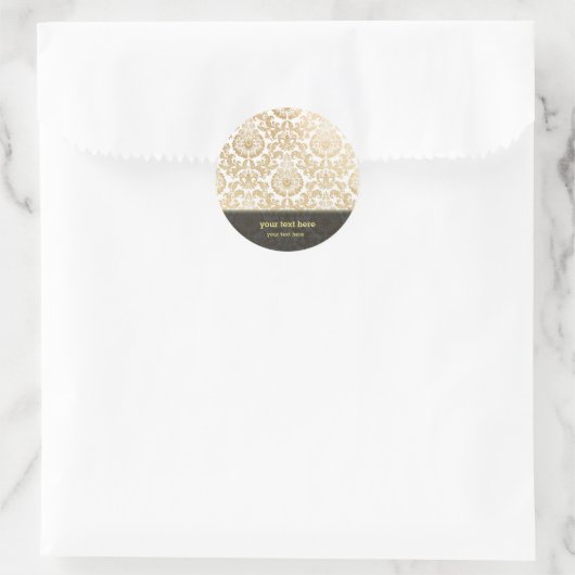 Goudzwaluw Ronde Sticker (Tas)