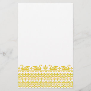 goudzwanen briefpapier