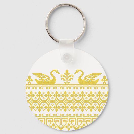 goudzwanen sleutelhanger (Voorkant)