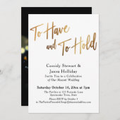 Goudzwart om Bokeh ontvangst te hebben en te houde Kaart (Voorkant / Achterkant)