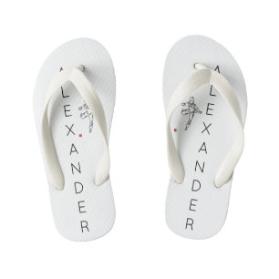 Gougounes TONGS TAEKWONDO DWICHAGI back kick 02 Kinder Teenslippers