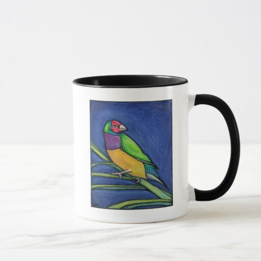Gouldian Finch Mug (Droite)