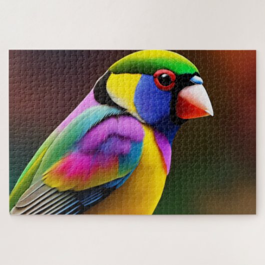 Gouldian Finch puzzel Legpuzzel (Horizontaal)