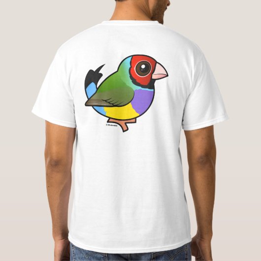 Gouldian Finch T-shirt (Achterkant)