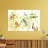 Goulds kolibries gewikkeld canvas Print (Insitu (Woonkamer))