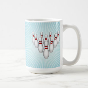 Goupilles de bowling : modèle 3D : Tasse de café