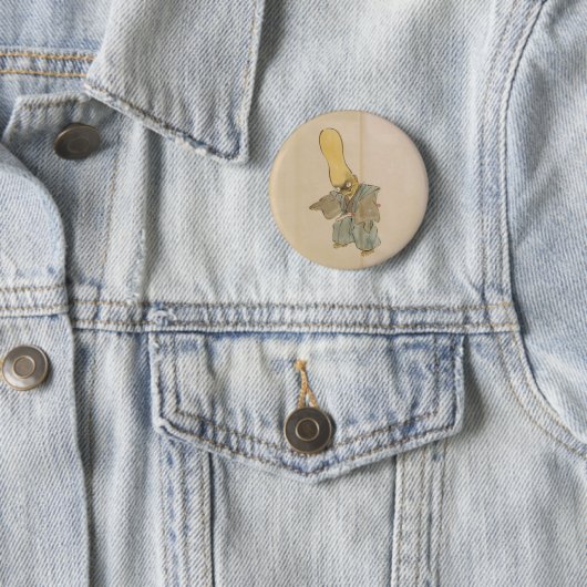 Gourd-Headed Yokai zwaardsman (wedloop) Ronde Button 5,7 Cm (In situ)