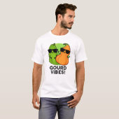 Gourd Vibes Funny Veggie Pun T-shirt (Voorkant volledig)