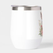 Gourde Cerf fleurs aquarelle sublimation (Droite)