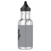 Gourde en acier inoxydable – Design motivationnel (Droite)