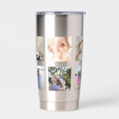 Gourde Isotherme 10 Collage photo personnalisé (Gauche)