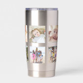 Gourde Isotherme 10 Collage photo personnalisé (Couvercle)