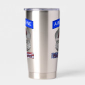 Gourde Isotherme 82e division aéroportée (Gauche)