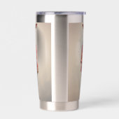 Gourde Isotherme Abstraite Funky Homme Giraffe (Gauche)