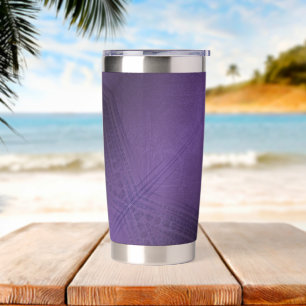 Gourde Isotherme Acceptation Motif Boho violet écectique