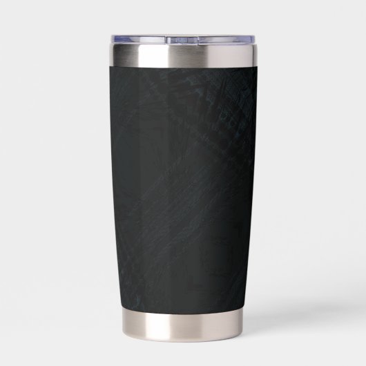 Gourde Isotherme Acceptation | Texture foncée Shibori (Couvercle)