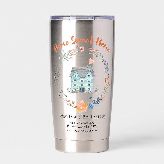 Gourde Isotherme Accueil Sweet Home Realtor Client Pour Aller Sans  (Extérieur)