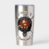 Gourde Isotherme Adair Clan Badge Tartan & Swords (Couvercle)