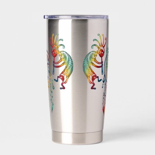 Gourde Isotherme Amérindien Kokopelli Whale Dreamcatcher 1 (Gauche)