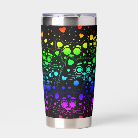 Gourde Isotherme Amour de chat (Extérieur)