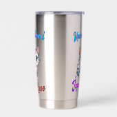 Gourde Isotherme Amour Inconditionnel Et Joyeux (Gauche)