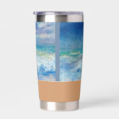 Gourde Isotherme Aquarelle phare personnalisable (Gauche)