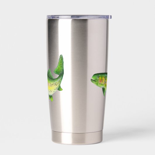 Gourde Isotherme Aquarelle truite arc-en-ciel (Gauche)