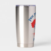 Gourde Isotherme Arbre indicateur des racines du Tennessee (Extérieur)