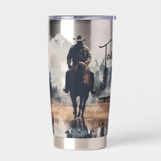 Gourde Isotherme Argile moussante© Bouteille d'eau Paruline isolée (Gauche)