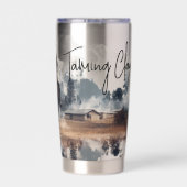 Gourde Isotherme Argile moussante© Bouteille d'eau Paruline isolée (Couvercle)