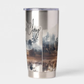 Gourde Isotherme Argile moussante© Bouteille d'eau Paruline isolée (Gauche)