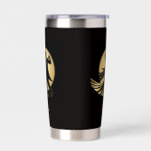 Gourde Isotherme Art Deco Gatsby Roaring 20s Prohibition Gift Name (Gauche)