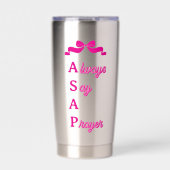 Gourde Isotherme ASAP - Always Say A Prayer Christian (Extérieur)