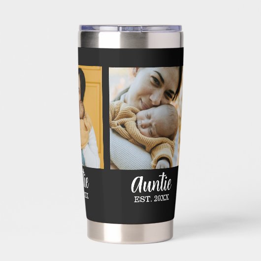 Gourde Isotherme Auntie Established Script Black 3 Photo (Couvercle)