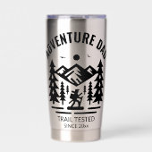 Gourde Isotherme Aventure Papa Acier Inoxydable Parcours personnali (Extérieur)